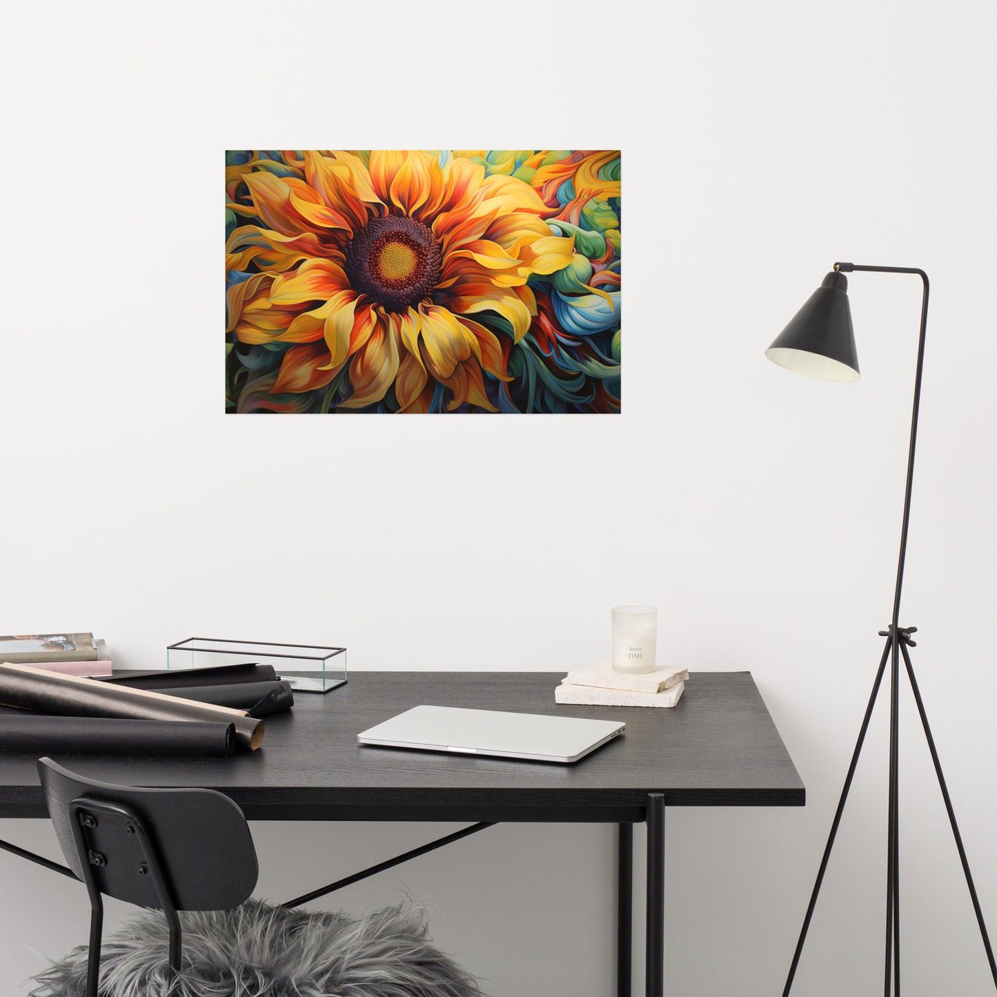 Whispers of Summer Illustration - Digital Artwork Loose Art Print