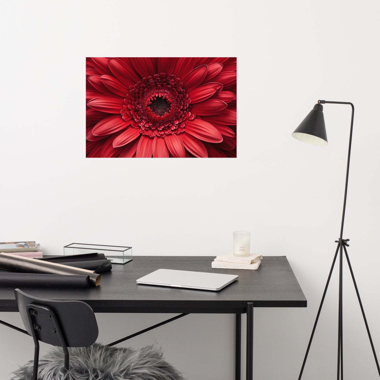 Bloomin' Beautiful Photorealistic Floral Digital Artwork Loose Art Print