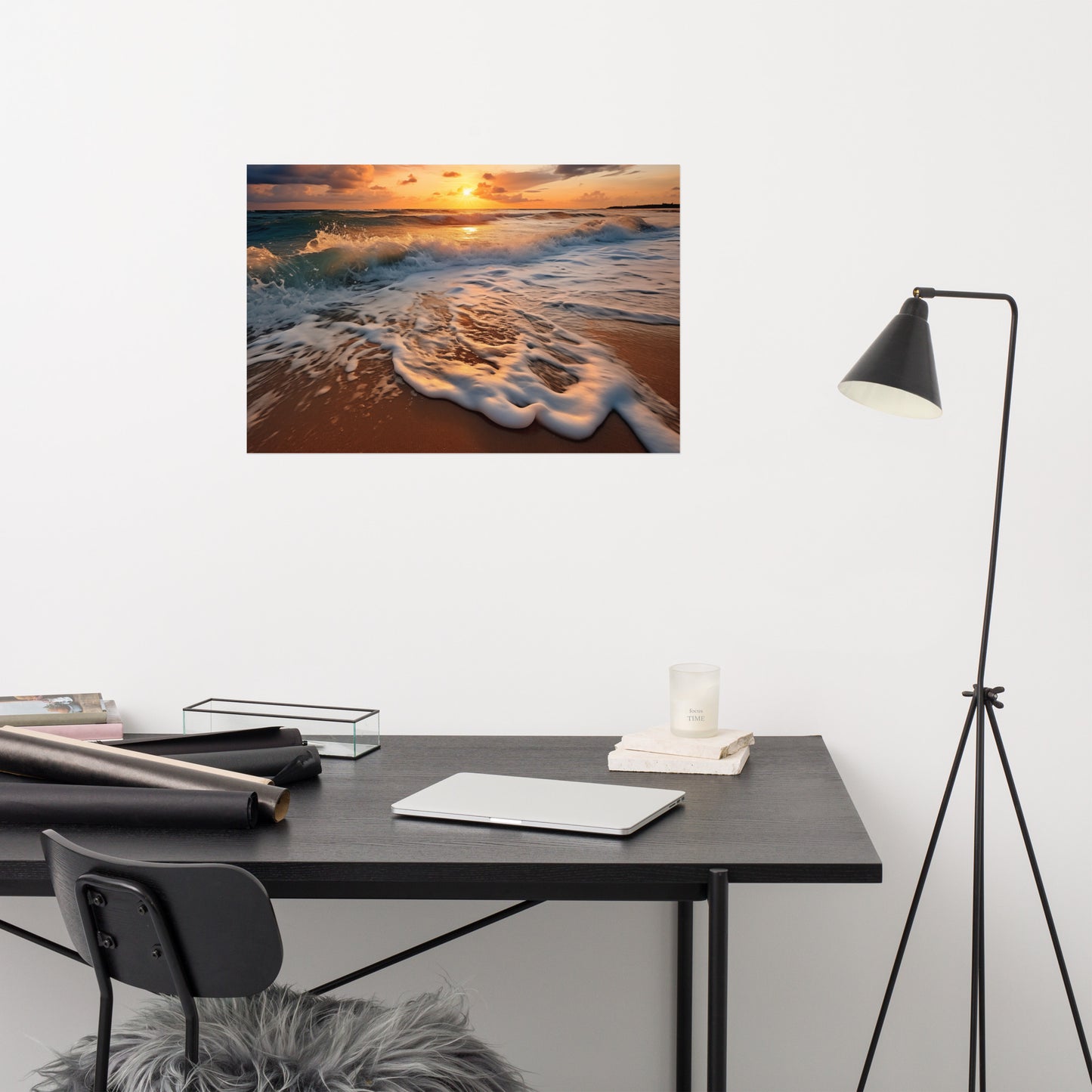 California Dreamin' Realism Painting Digital Artwork Loose Art Print