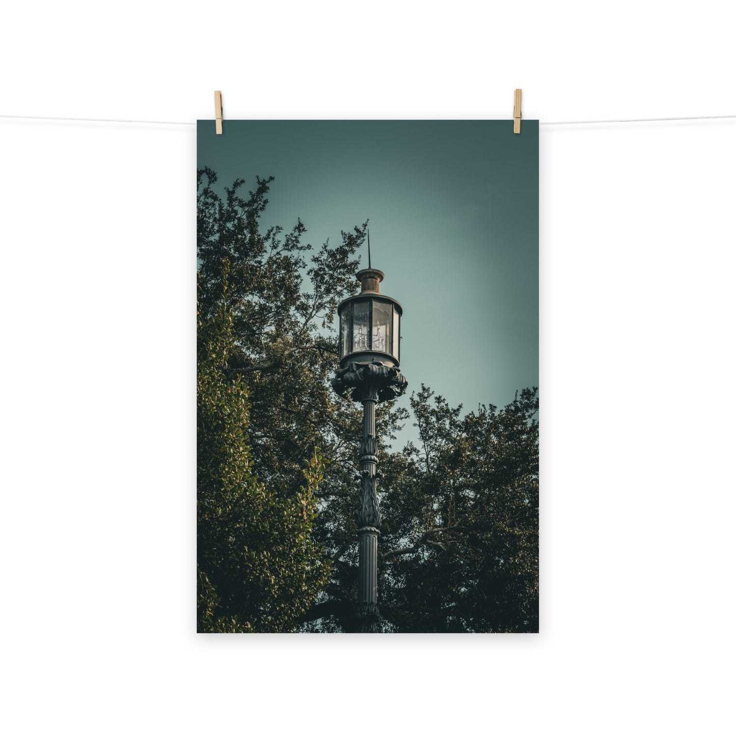 Architectural / Industrial / Cityscape Abstract Decor Old Harbor Light Emmet Park Savannah Ga 2 Loose Wall Art Print 8" x 10"