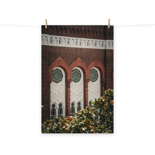 Architectural / Industrial / Cityscape Abstract Decor Windows of SCAD Student Center Savannah Ga Loose Wall Art Print 8" x 10"