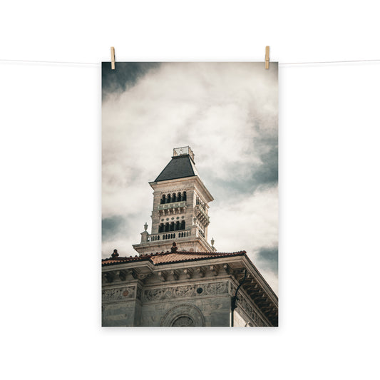 Bell Tower on Tomochichi Federal Building Savannah Ga Loose Wall Art Print