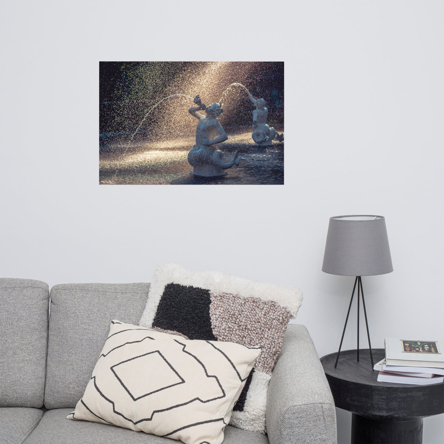 Fountain Forsyth Park Savannah Ga Loose Wall Art Print