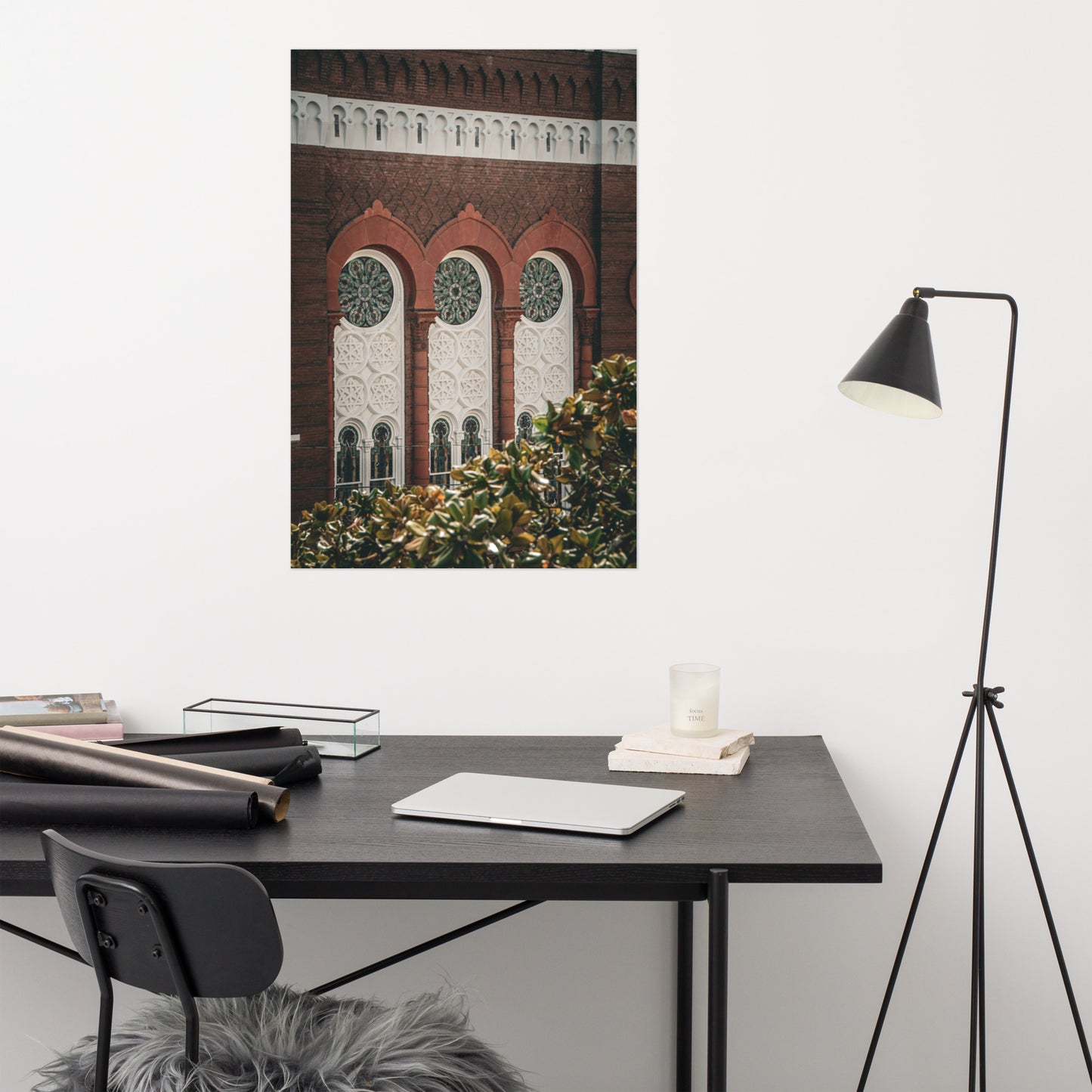 Windows of SCAD Student Center Savannah Ga Architectural Photo Loose Wall Art Print