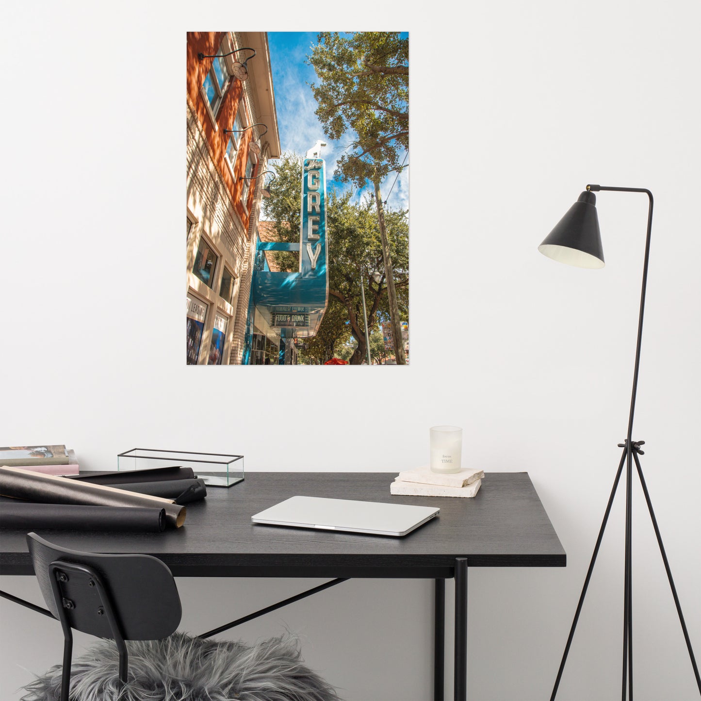 The Grey Diner Savannah Ga Architectural Photo Loose Wall Art Print