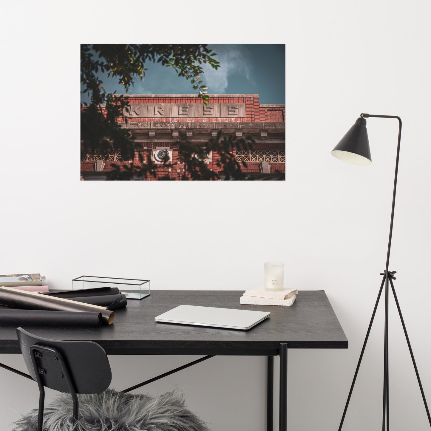 Old Kress Building Broughton St Savannah Ga Architectural Photo Loose Wall Art Print