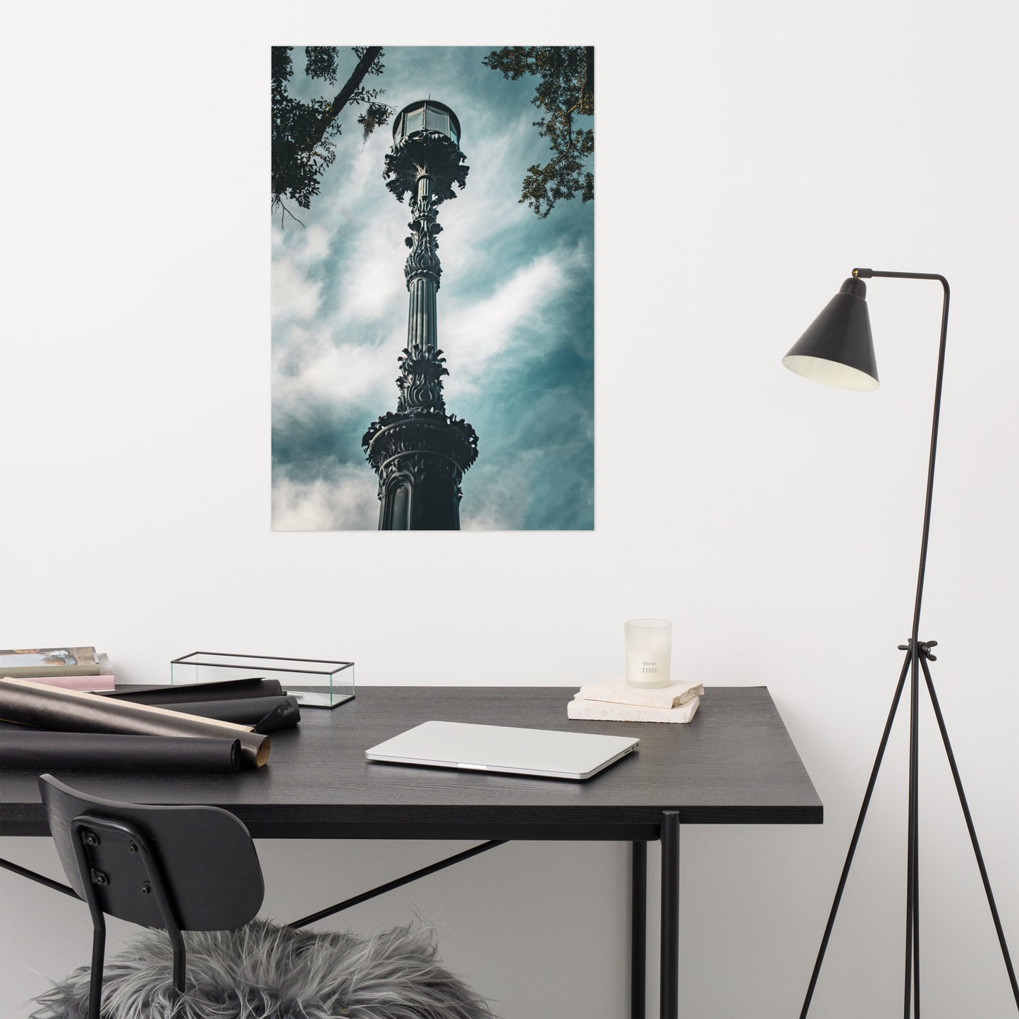 Old Harbor Light Emmet Park Savannah Ga Loose Wall Art Print