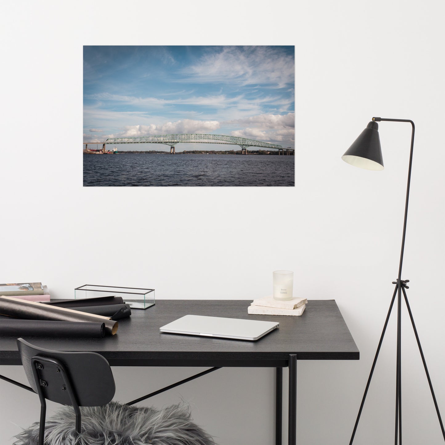 Bridges of Jacksonville Florida 2 Landscape Photo - Loose Wall Art Print