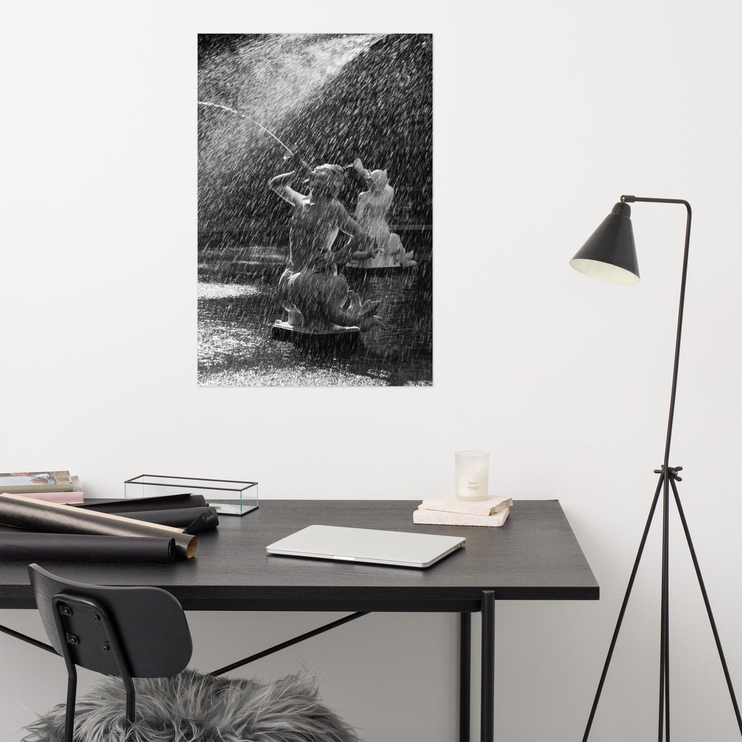 Fountain Forsyth Park Savannah Ga 2 Loose Wall Art Print
