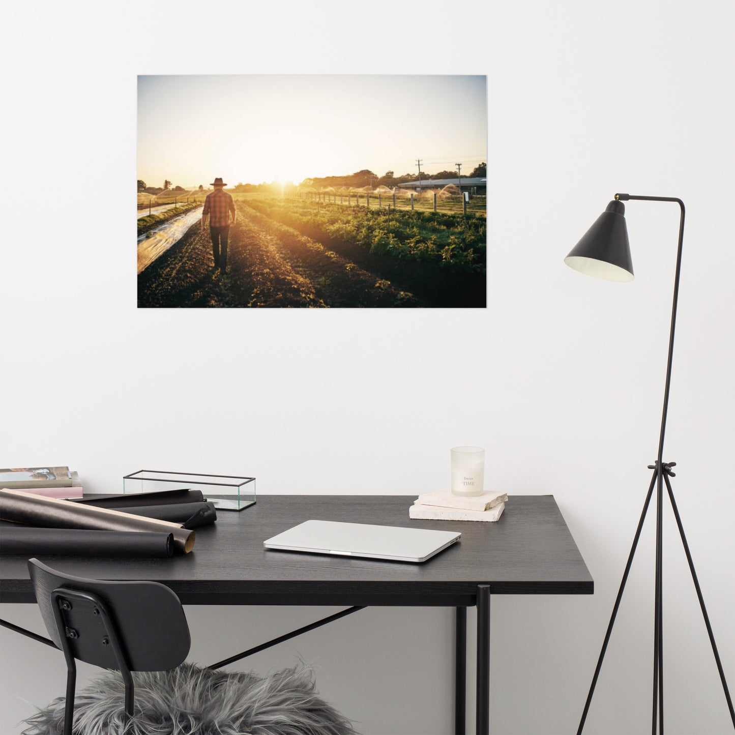 Farm Life - Country Style Landscape Photograph Loose Wall Art Print