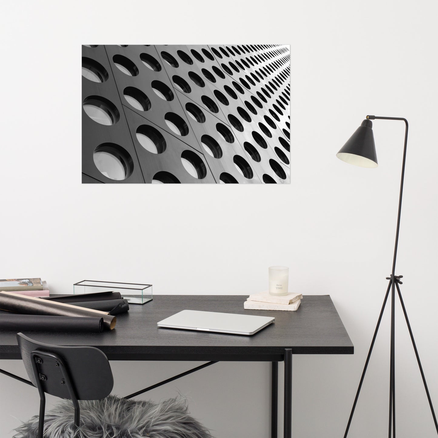 Architectural Art Prints: Binary Rhythm Loose / Unframed Photograph Frameless