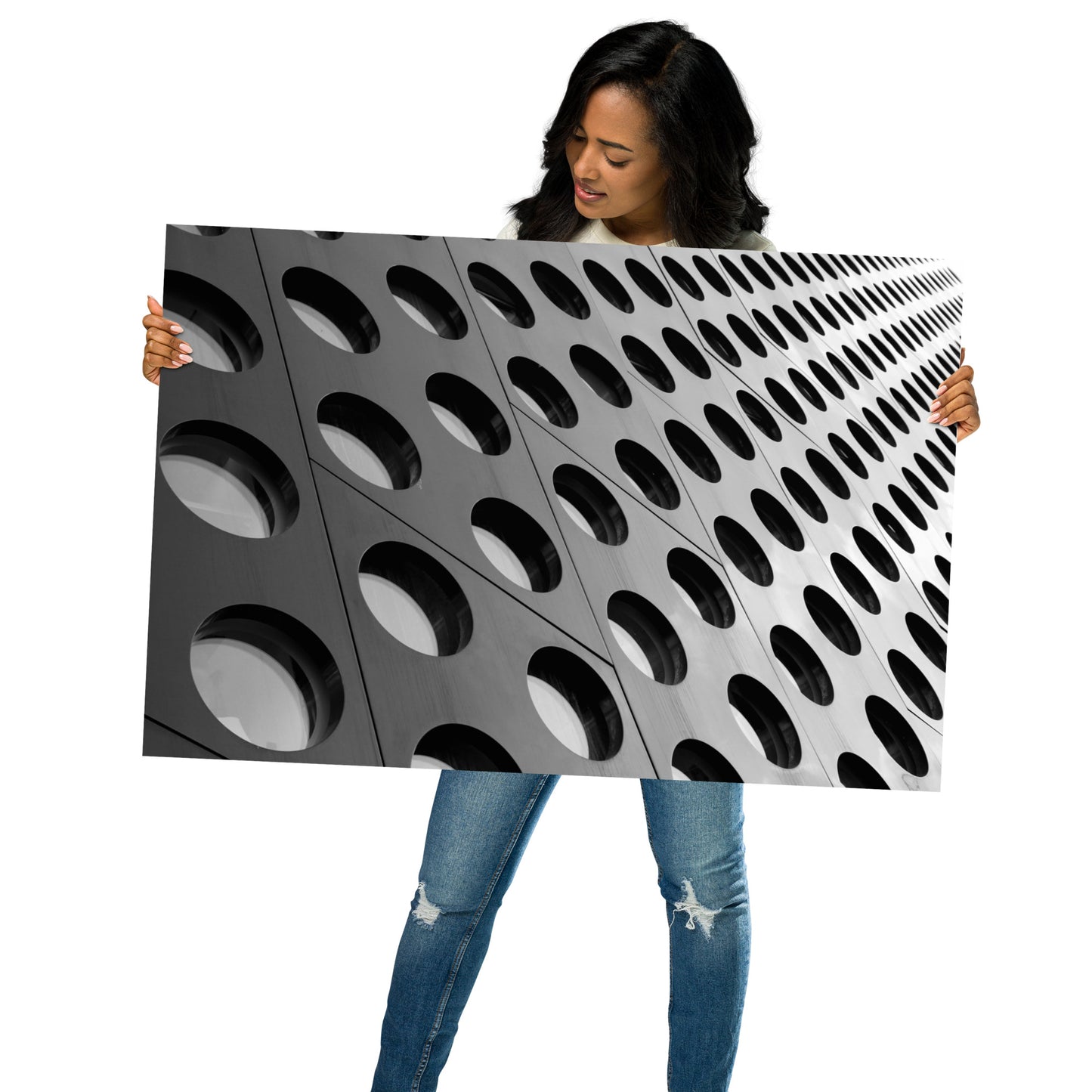Architectural Art Prints: Binary Rhythm Loose / Unframed Photograph Frameless