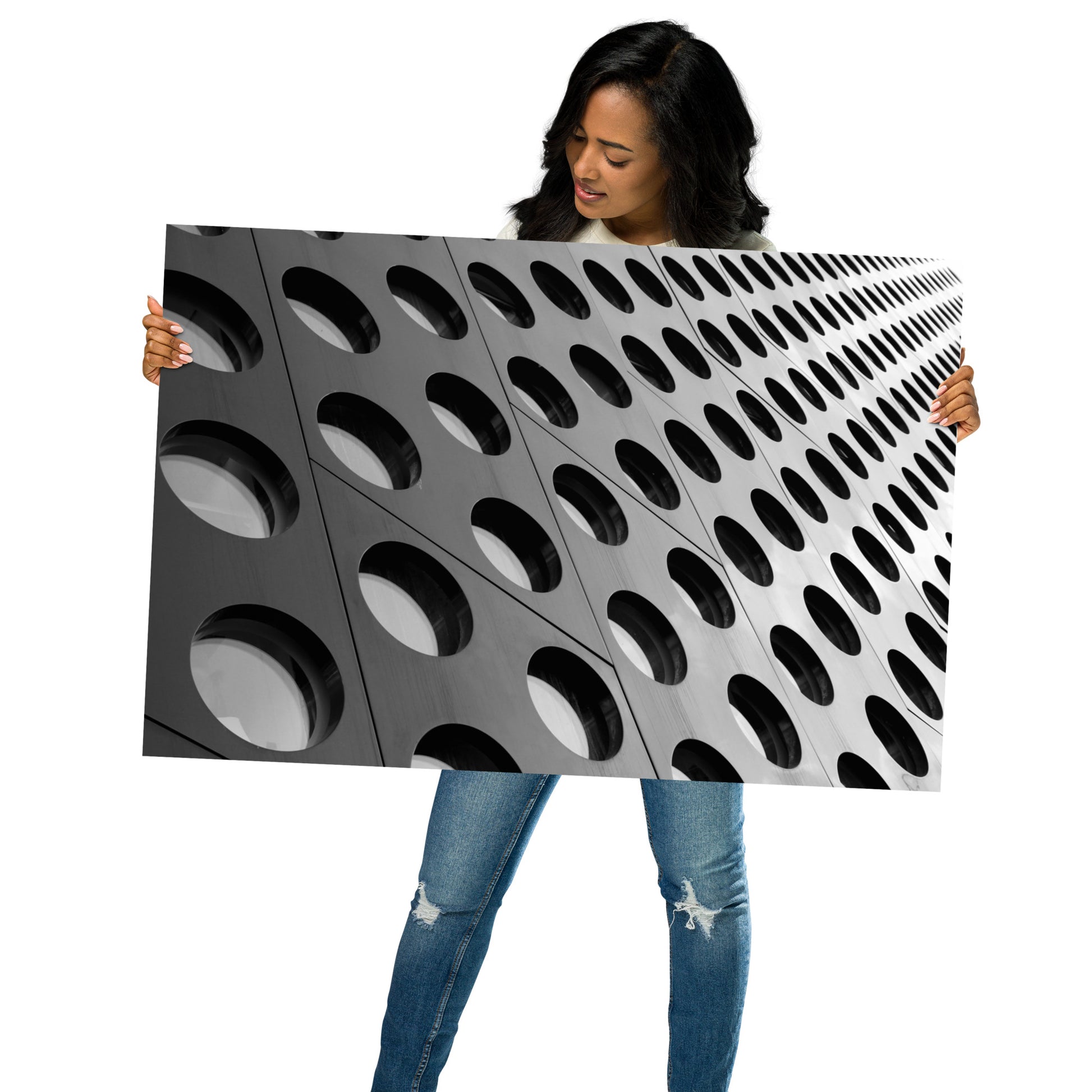 Architectural Art Prints: Binary Rhythm Loose / Unframed Photograph Frameless