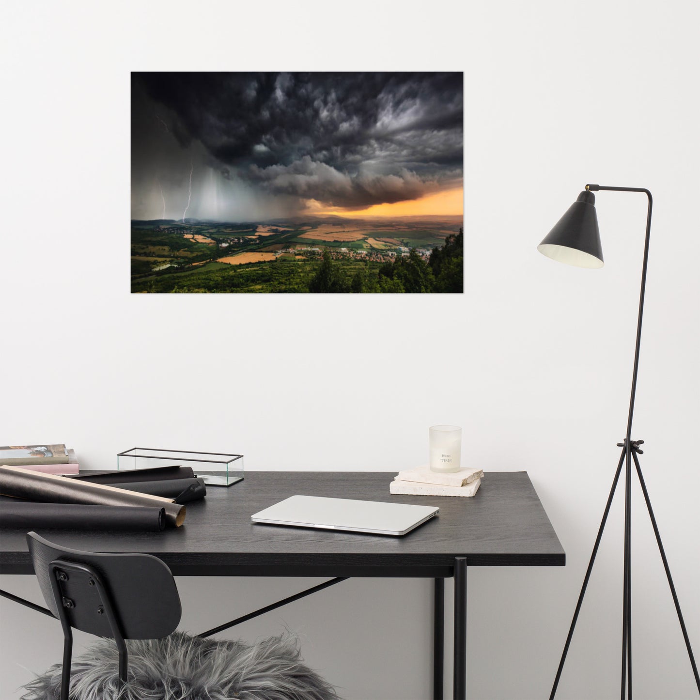 The Storm Rustic Landscape Photograph Loose Unframed Wall Art Print