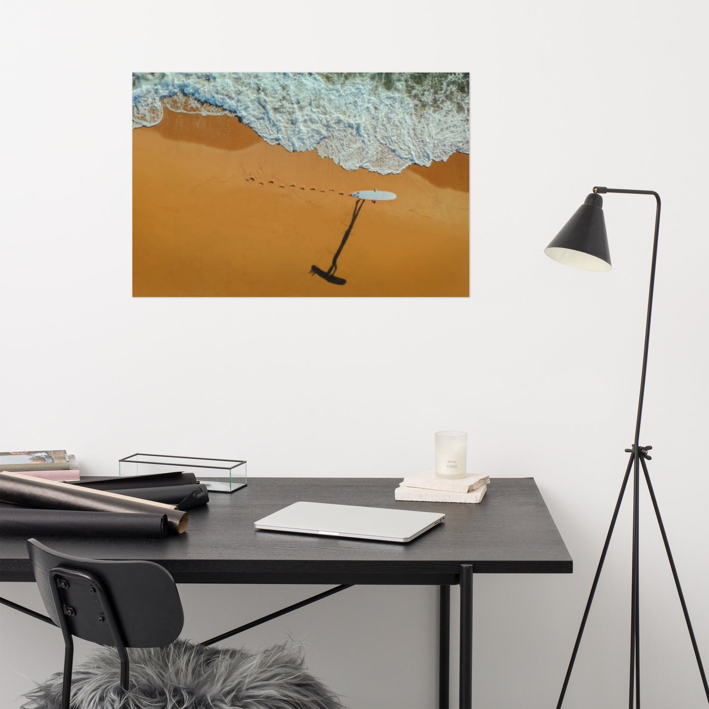 Solitude & Serenity Coastal Lifestyle Minimal Nature Photograph Loose Wall Art Print