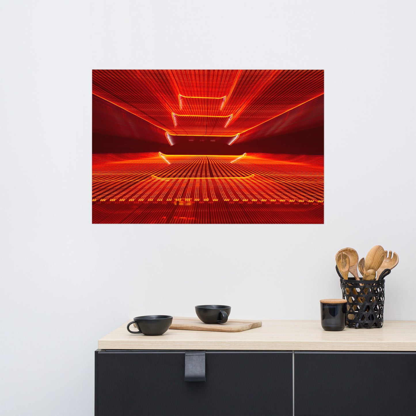 Abstract Reading Pagoda Architectural Photo DIY Wall Decor Instant Download Print - Printable