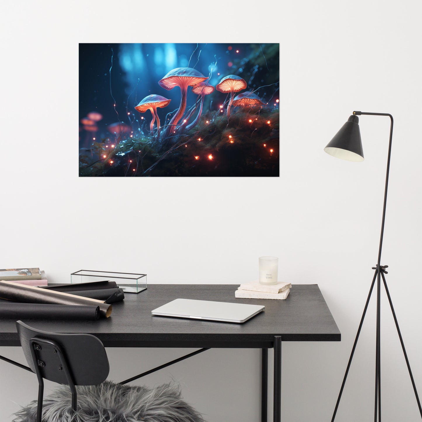 Botanical Wall Decor: "The Light Within" Abstract / Minimal / Modern Loose Art Print