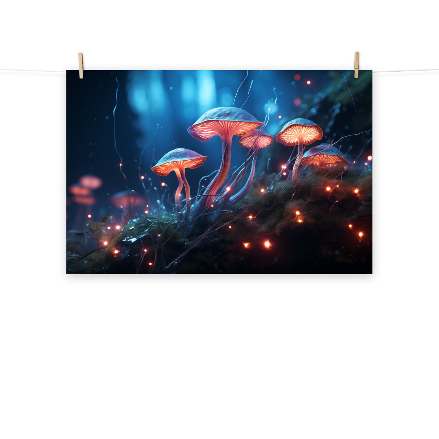 Botanical Wall Decor: "The Light Within" Abstract / Minimal / Modern Loose Art Print