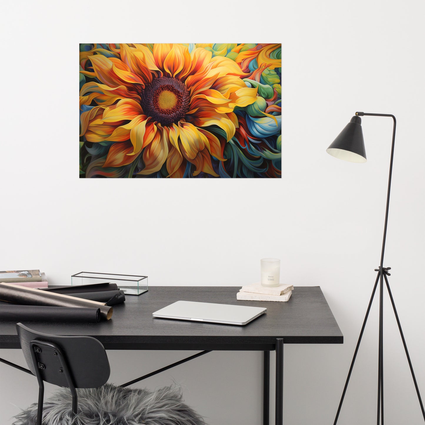 Whispers of Summer Illustration - Digital Artwork Loose Art Print