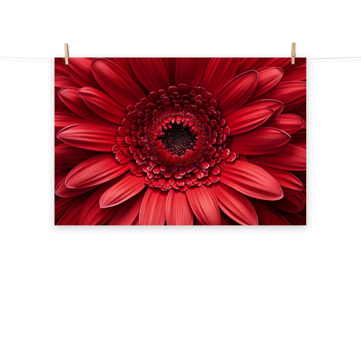 Bloomin' Beautiful Photorealistic Floral Digital Artwork Loose Art Print