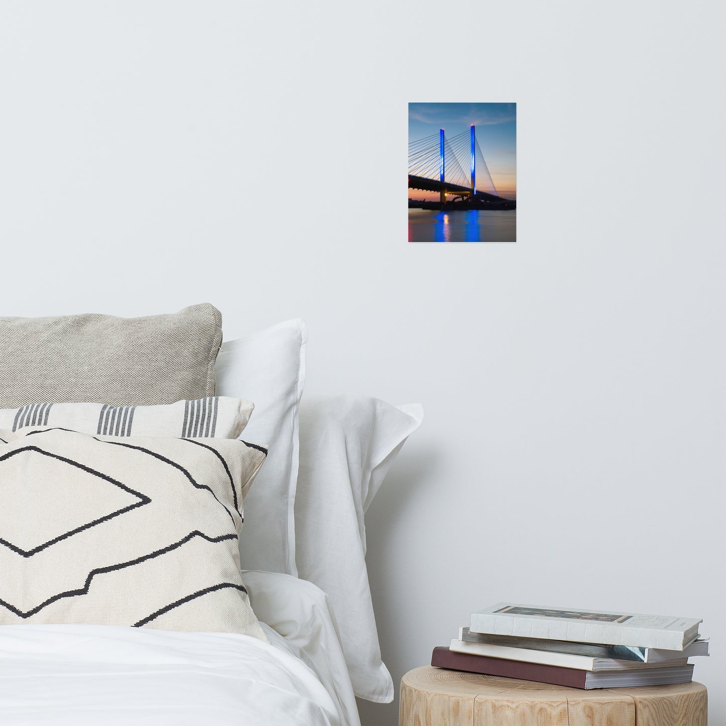 Indian River Bridge 2 Architectural Coastal Landscape Photograph Loose Unframed Wall Art Prints