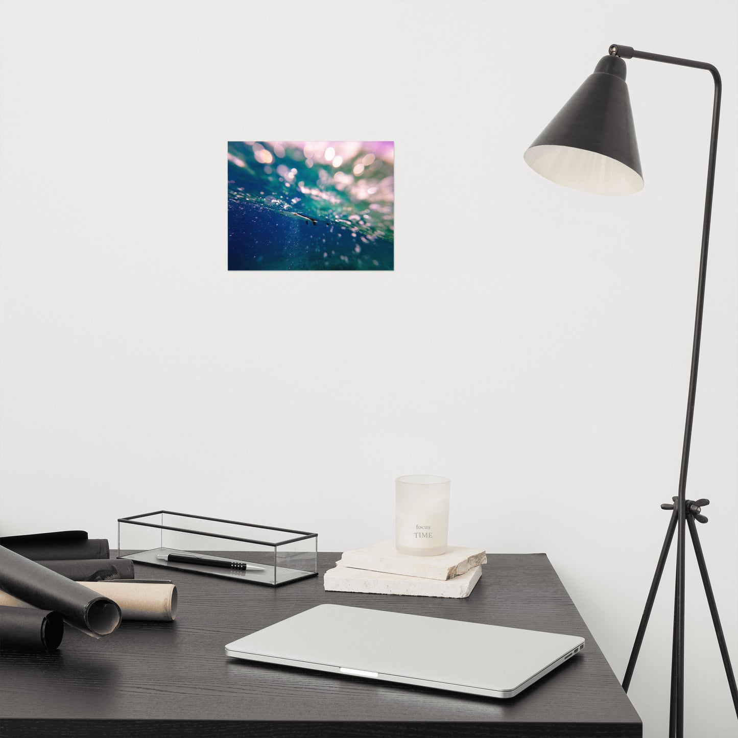 Bubble Trouble Coastal Abstract Lifestyle Photograph Frameable Wall Art Print