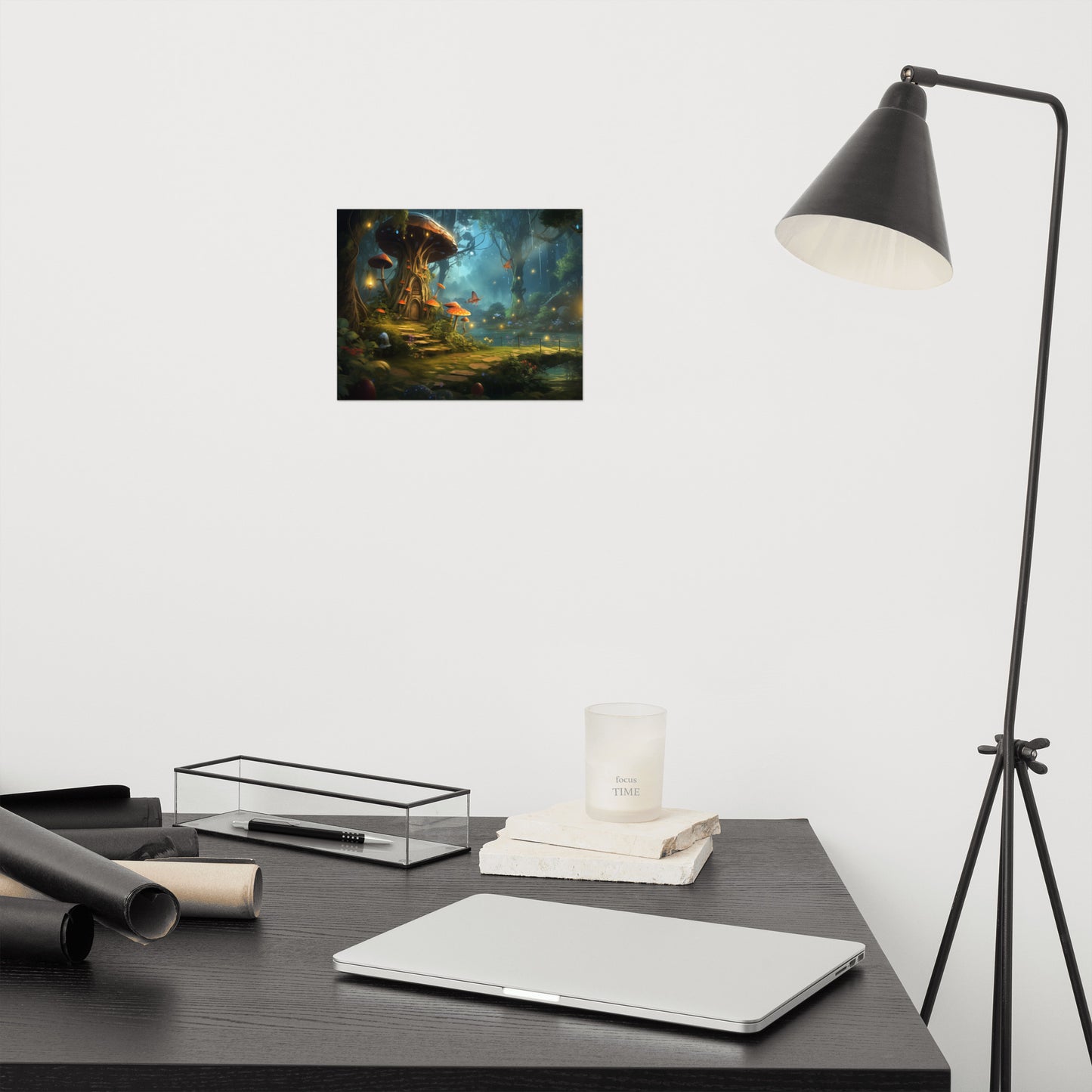 Surreal Art: "Enchanted Eventide" Abstract / Minimal / Modern / Floral / Botanical Unframed Art Print