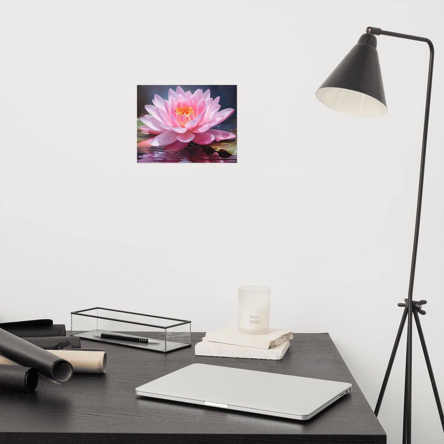 Blossom on the Breeze Oil Painting - Digital Artwork Loose Art Print