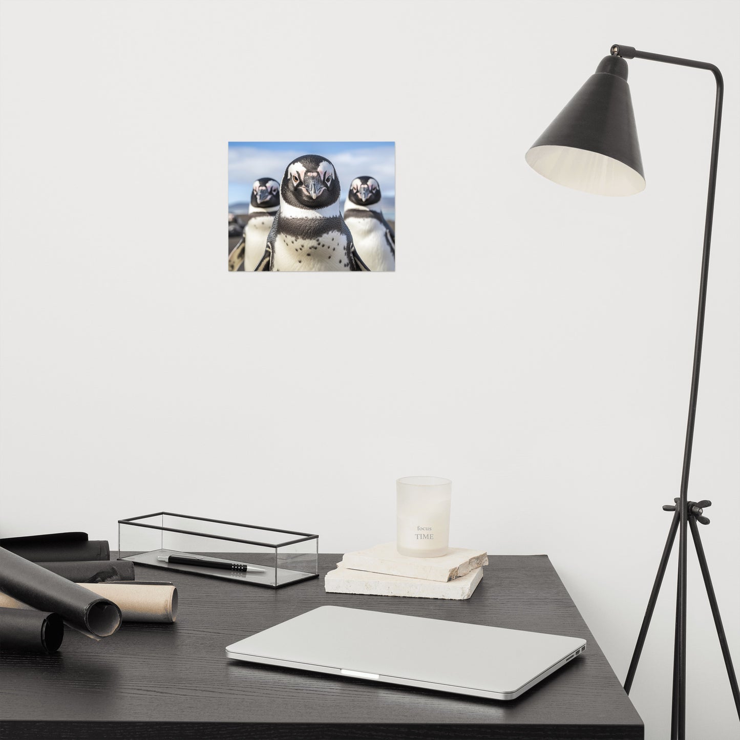 The Crew Penguins Photorealism - Digital Artwork Loose Art Print
