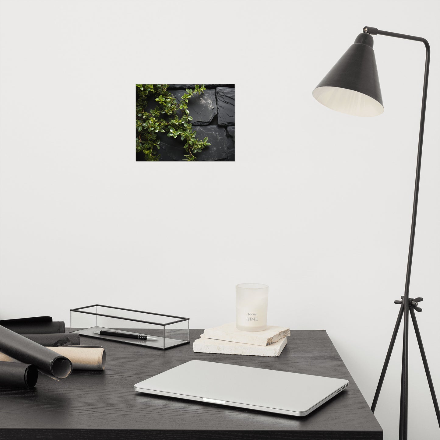 Thyme's Whisper Photorealism - Digital Artwork Loose Art Print