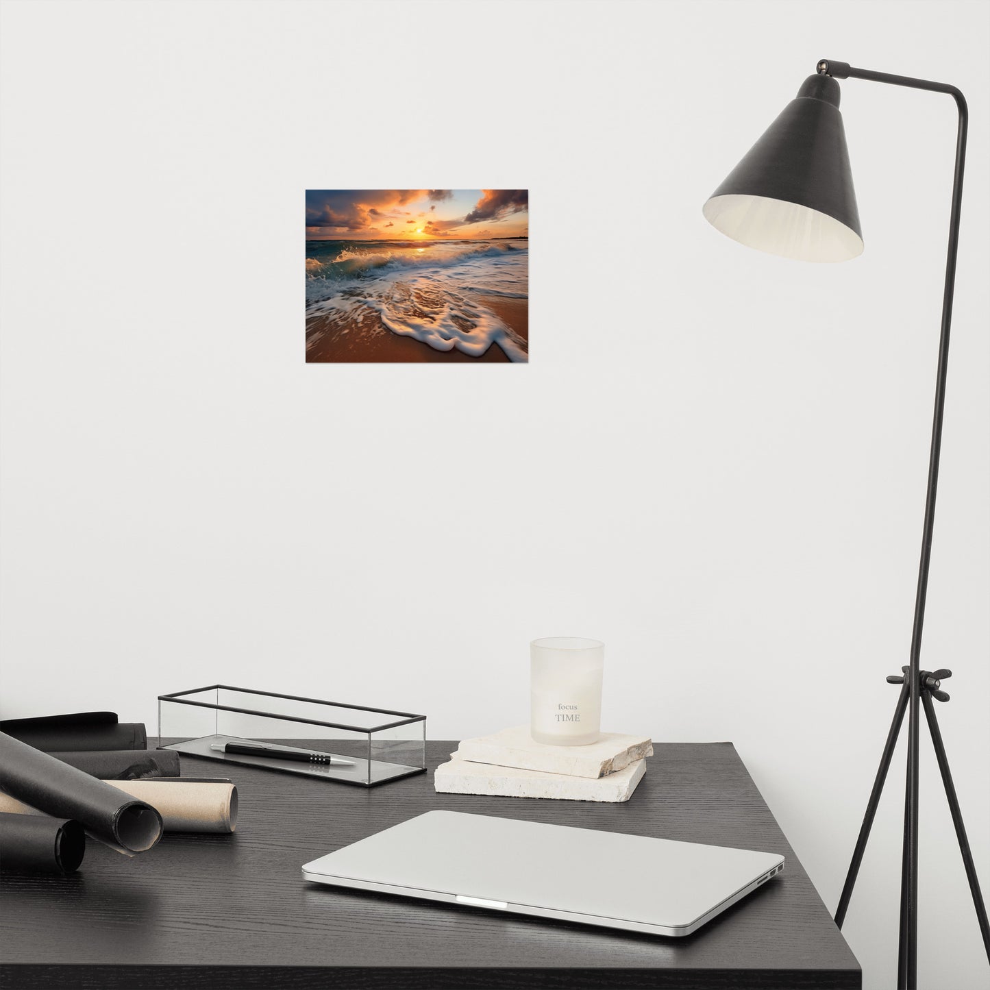 California Dreamin' Realism Painting Digital Artwork Loose Art Print