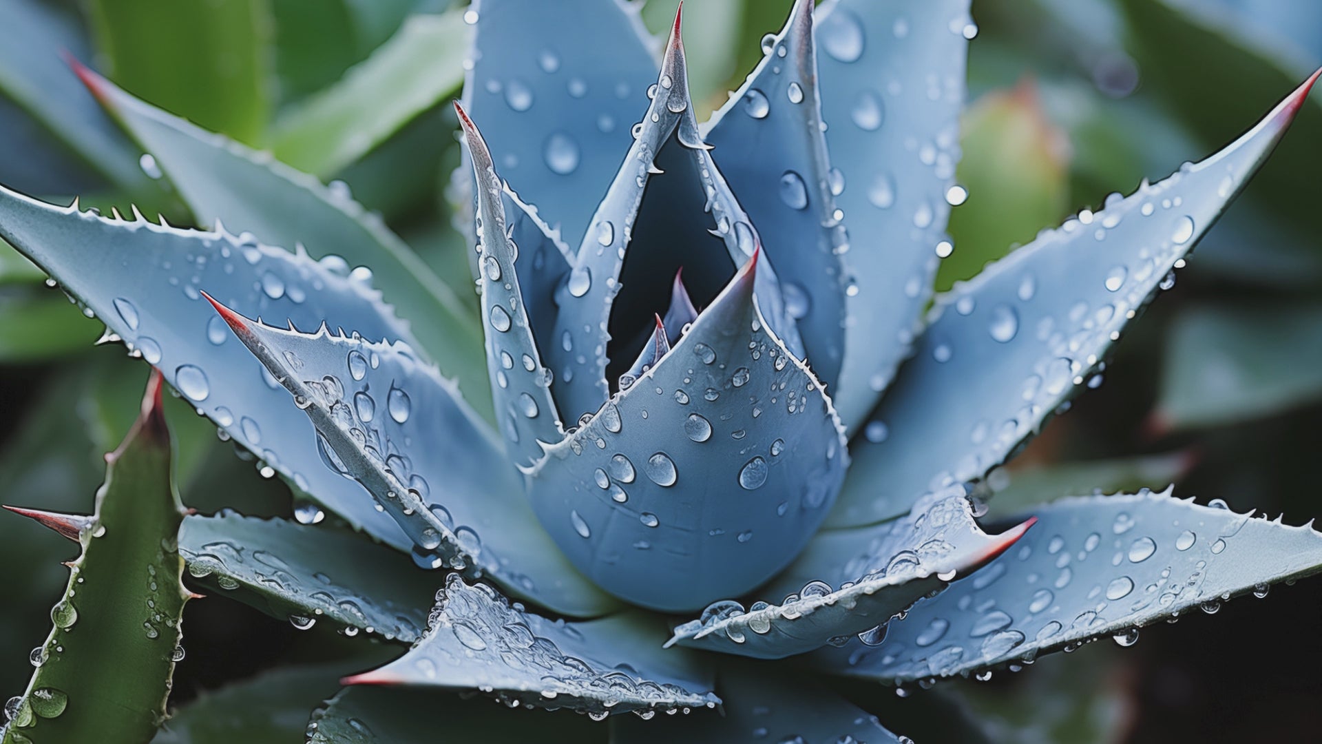 Delicate Agave Digital Photorealistic Framed Wall Art Print