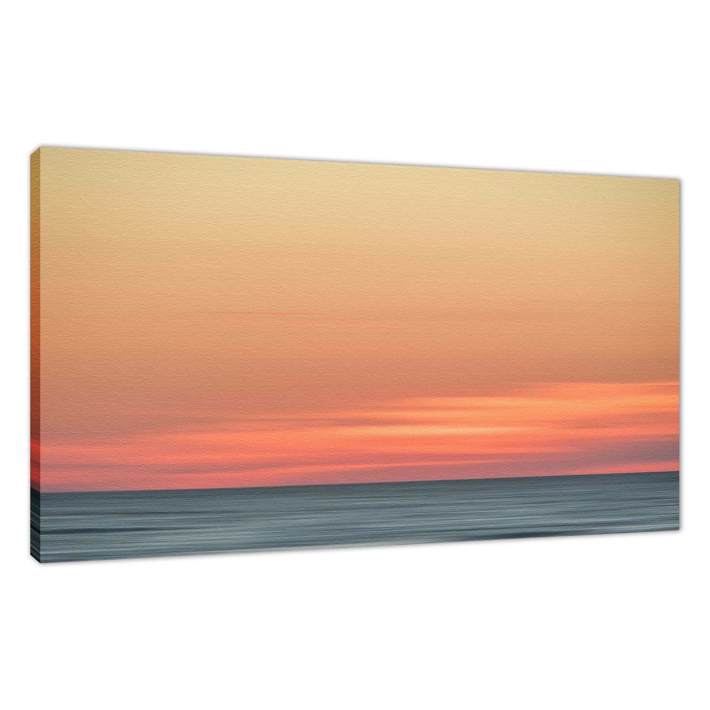 Beach Wall Art: Abstract Color Blend Ocean Sunset Coastal Landscape Fine Art Prints