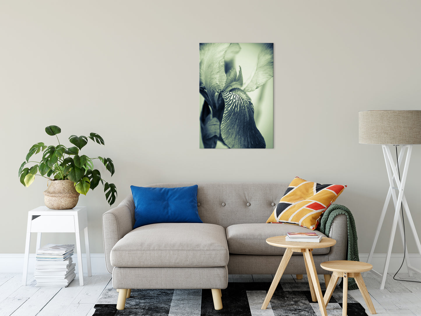 Target Canvas Art: Abstract Japanese Iris Delight Nature / Floral Photo Fine Art Canvas Wall Art Prints 24" x 36" - PIPAFINEART