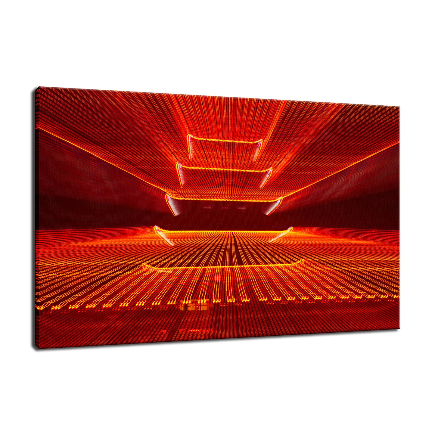 Abstract Reading Pagoda Abstract Photo Fine Art Canvas & Unframed Wall Art Prints  - PIPAFINEART