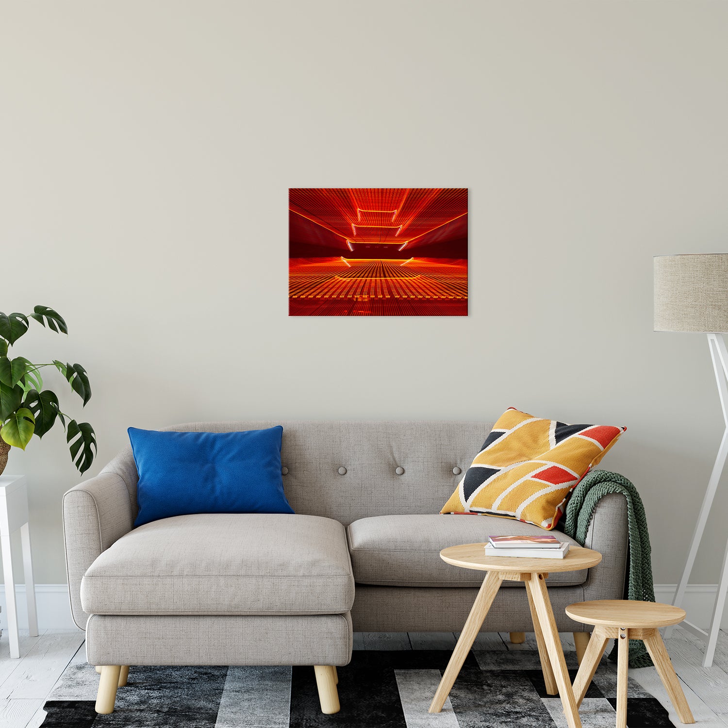 Abstract Reading Pagoda Abstract Photo Fine Art Canvas & Unframed Wall Art Prints 20" x 24" / Fine Art Canvas - PIPAFINEART