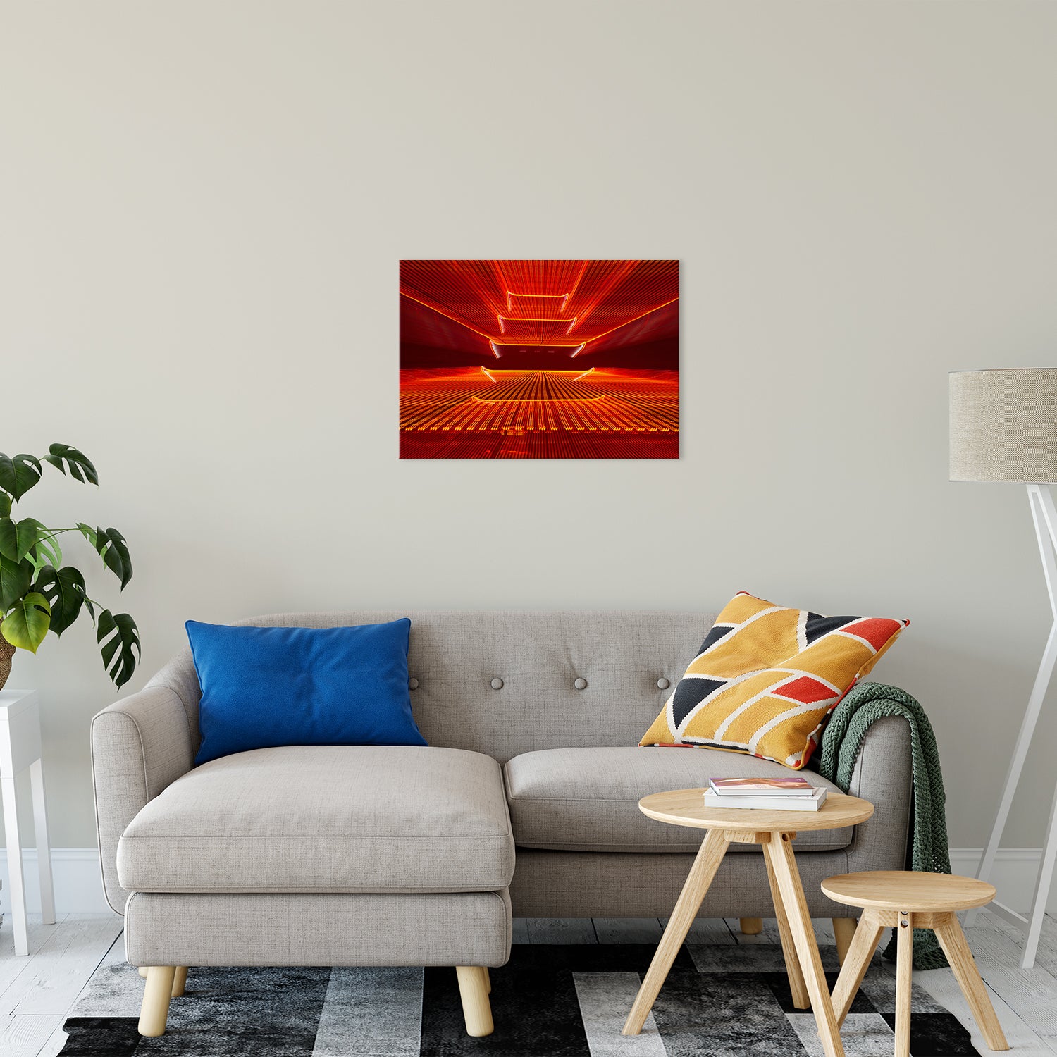 Abstract Reading Pagoda Abstract Photo Fine Art Canvas & Unframed Wall Art Prints 20" x 30" / Fine Art Canvas - PIPAFINEART