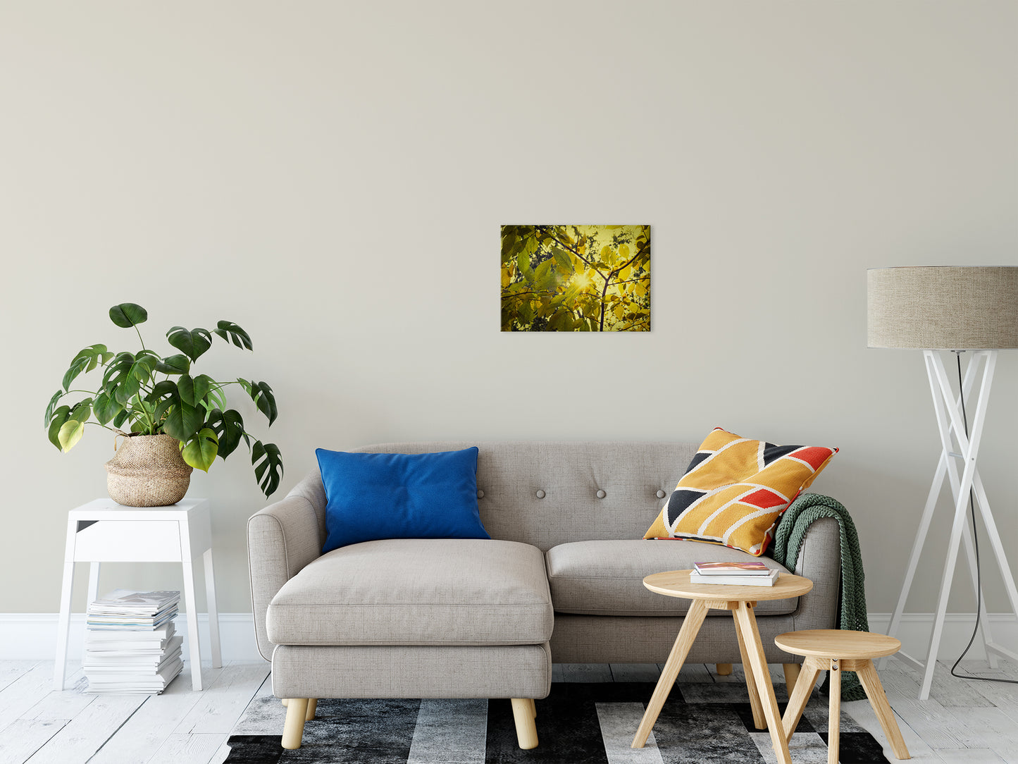 Birch Lane Botanical Prints: Aged Golden Leaves Botanical / Nature Photo Fine Art Canvas Wall Art Prints 16" x 20" - PIPAFINEART