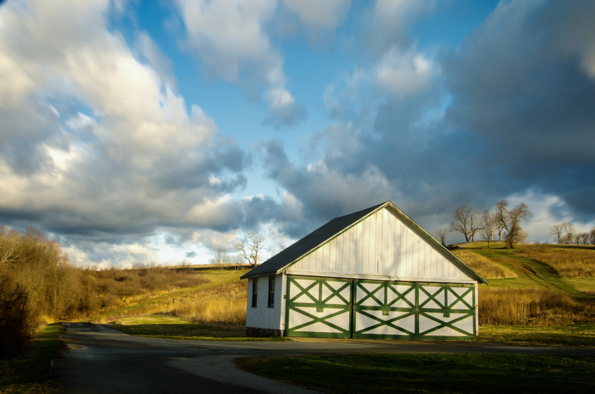 Printable Bathroom Art: Aging Barn in the Morning Sun Color Landscape Photo DIY Wall Decor Instant Download Print - Printable - PIPAFINEART