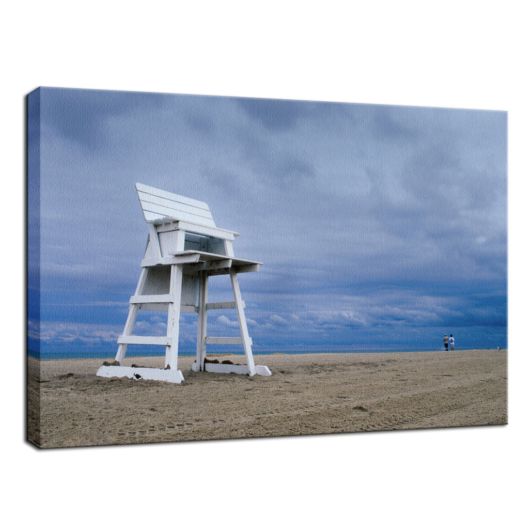 Large Nautical Prints: Approaching Storm Coastal Landscape Photo Fine Art Canvas Wall Art Prints - PIPAFINEART