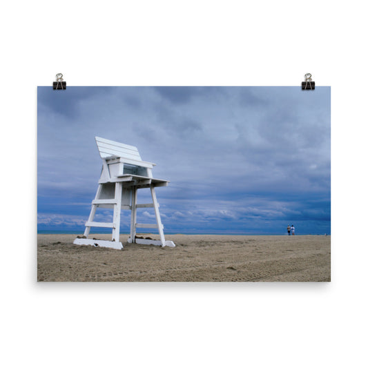 Coastal Bedroom Art: Approaching Storm Landscape Photo Loose Wall Art Prints - PIPAFINEART