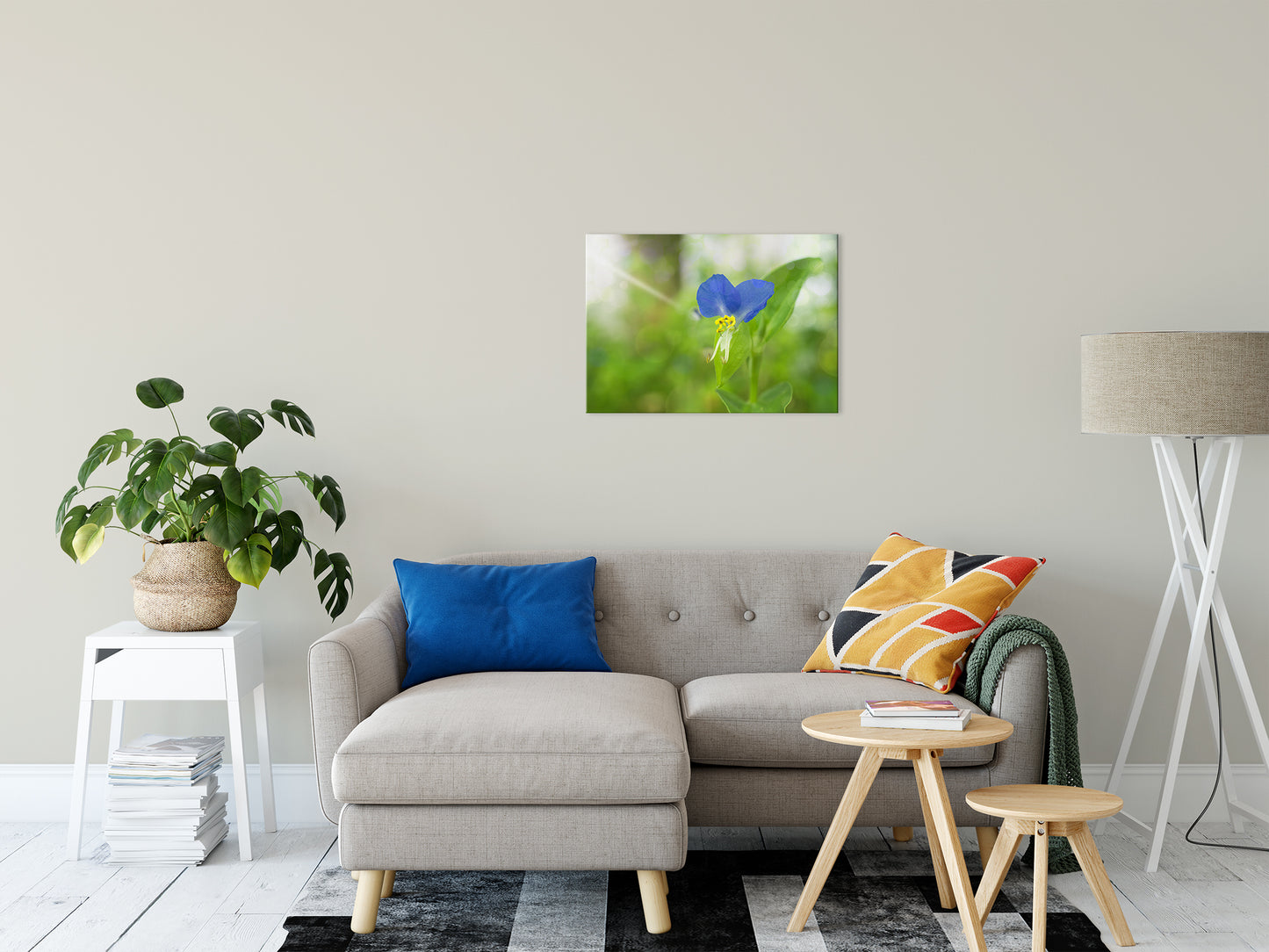Flowers In Canvas: Asiatic Day Flower Nature / Floral Photo Fine Art Canvas Wall Art Prints 20" x 30" - PIPAFINEART