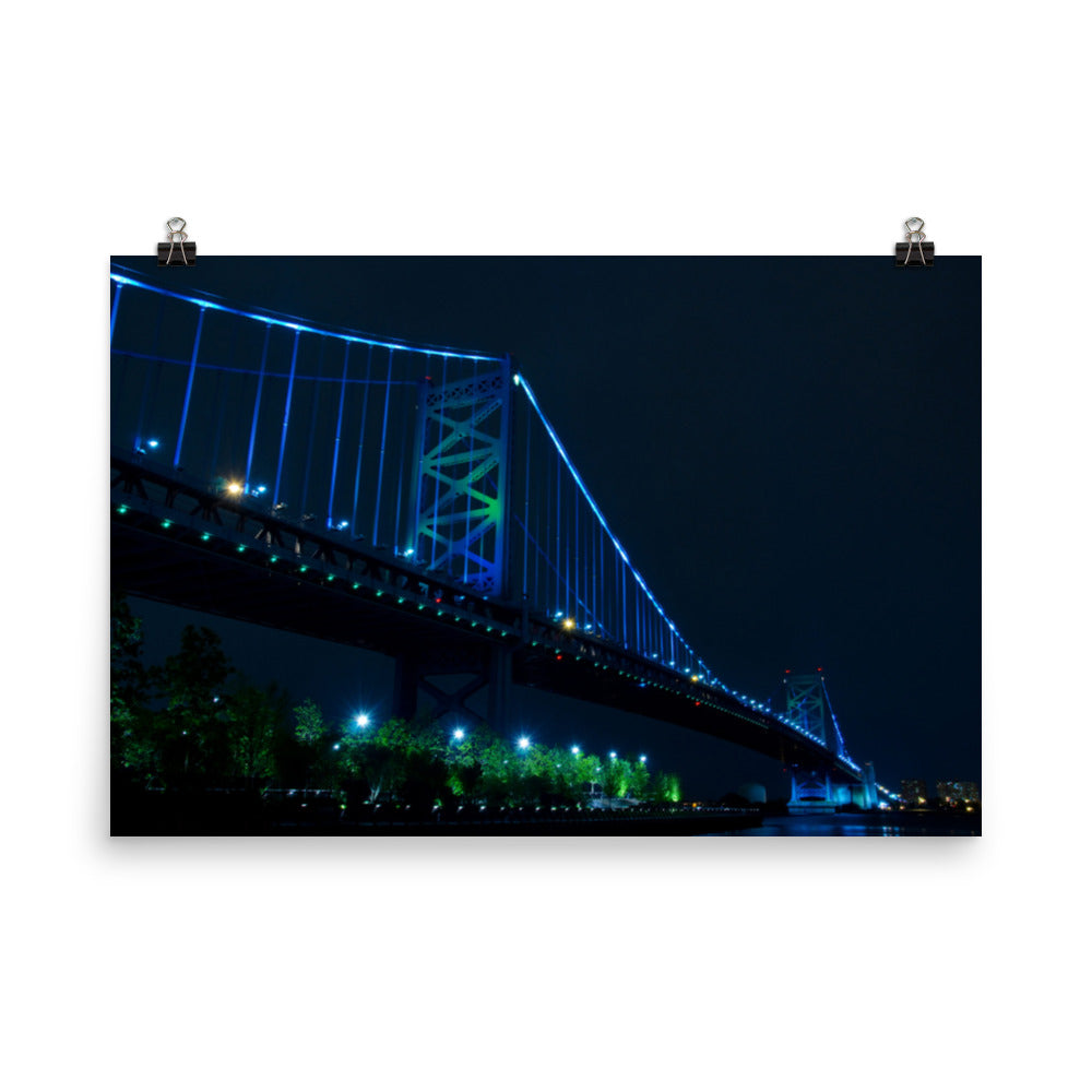 Ben Franklin Bridge Urban Landscape Loose Unframed Wall Art Prints - PIPAFINEART