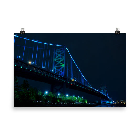 Ben Franklin Bridge Urban Landscape Loose Unframed Wall Art Prints - PIPAFINEART