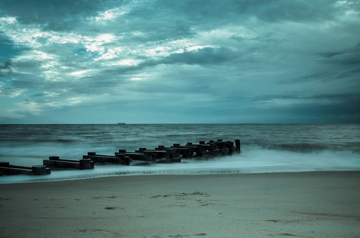 Blue Morning at Rehoboth Landscape Photo DIY Wall Decor Instant Download Print - Printable - PIPAFINEART