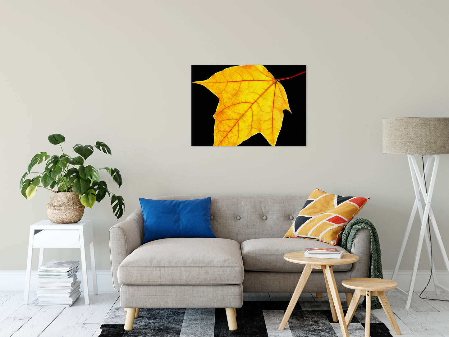 Brilliant Yellow Nature / Botanical Photo Fine Art Canvas Wall Art Prints 24" x 36" - PIPAFINEART