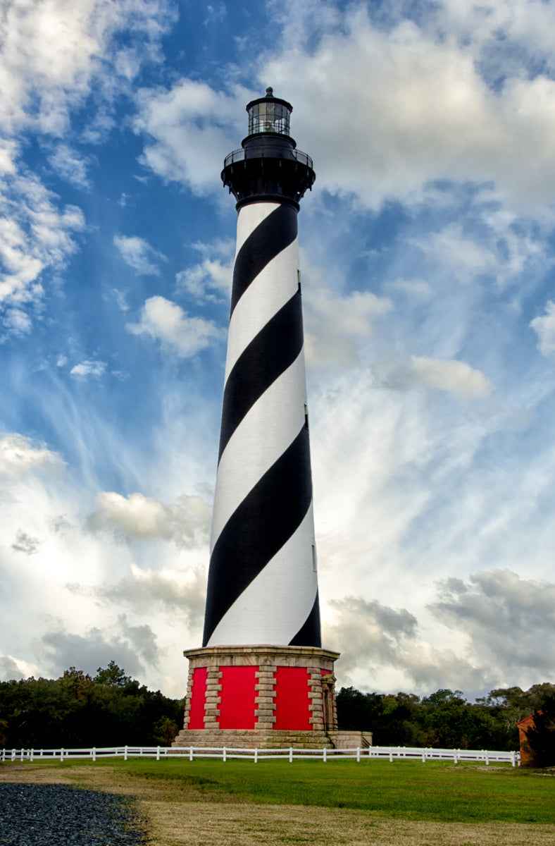 Cape Hatteras Lighthouse Landscape Canvas Fine Art Photography Print