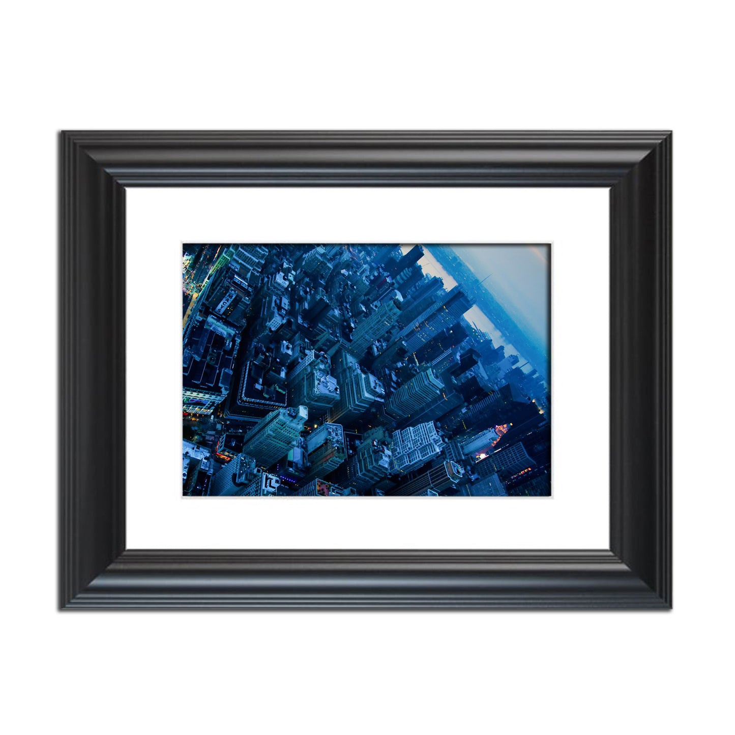 City of Blues Abstract Photo Fine Art Canvas & Unframed Wall Art Prints  - PIPAFINEART