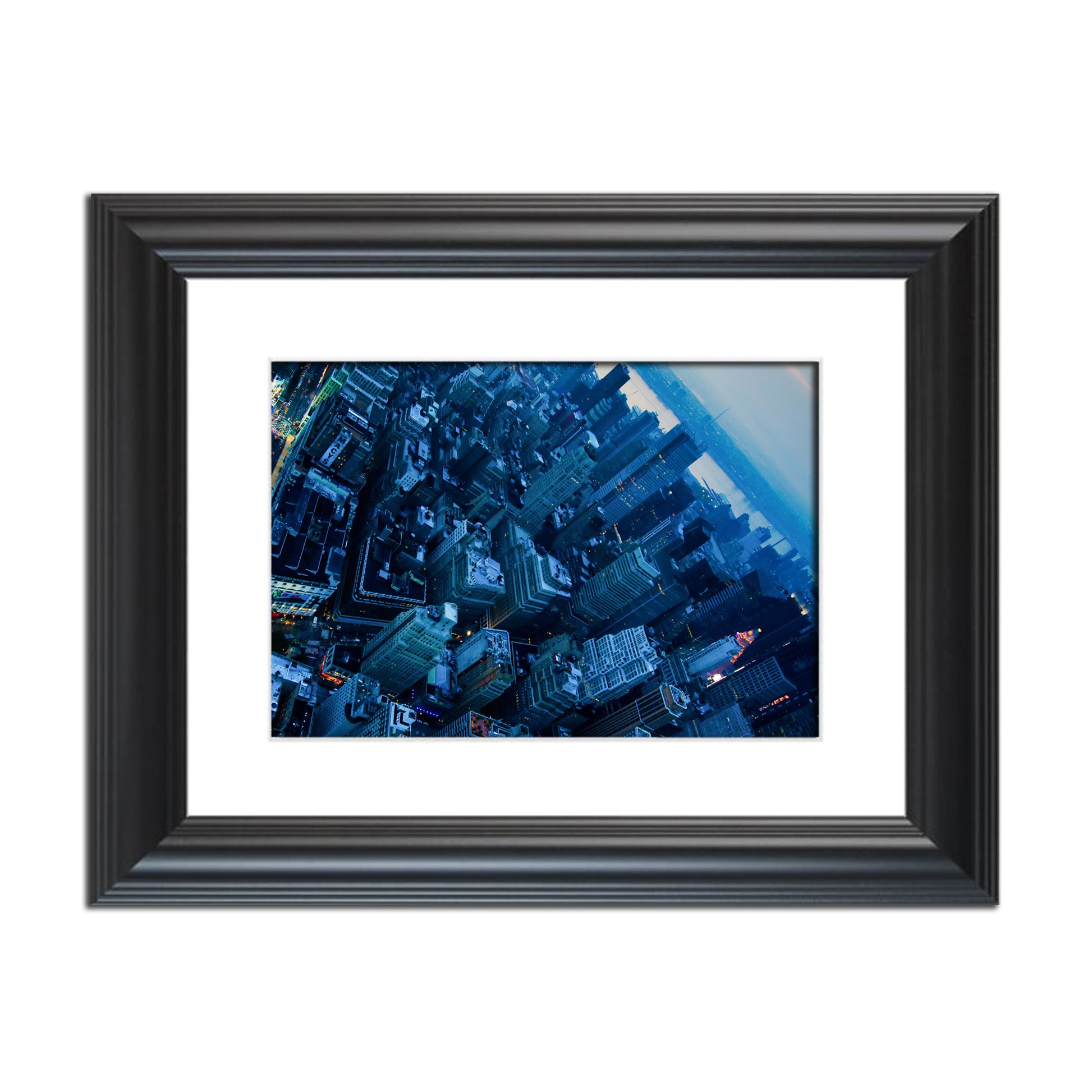 City of Blues Abstract Photo Fine Art Canvas & Unframed Wall Art Prints  - PIPAFINEART