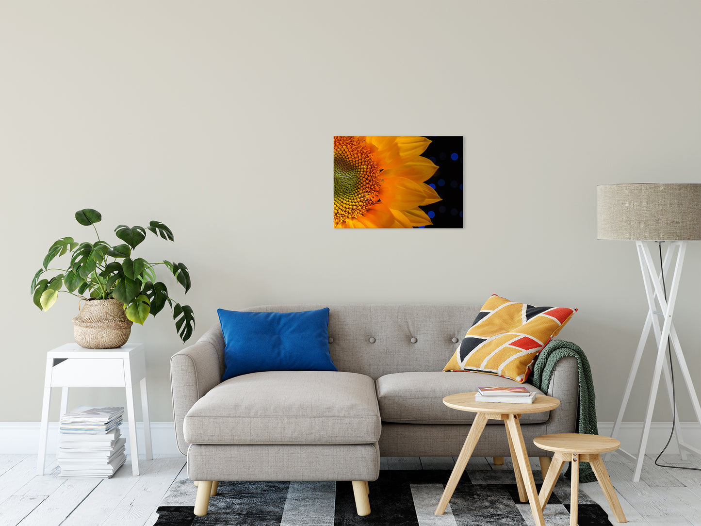 Close-up Sunflower Nature / Floral Photo Fine Art Canvas Wall Art Prints 20" x 24" - PIPAFINEART